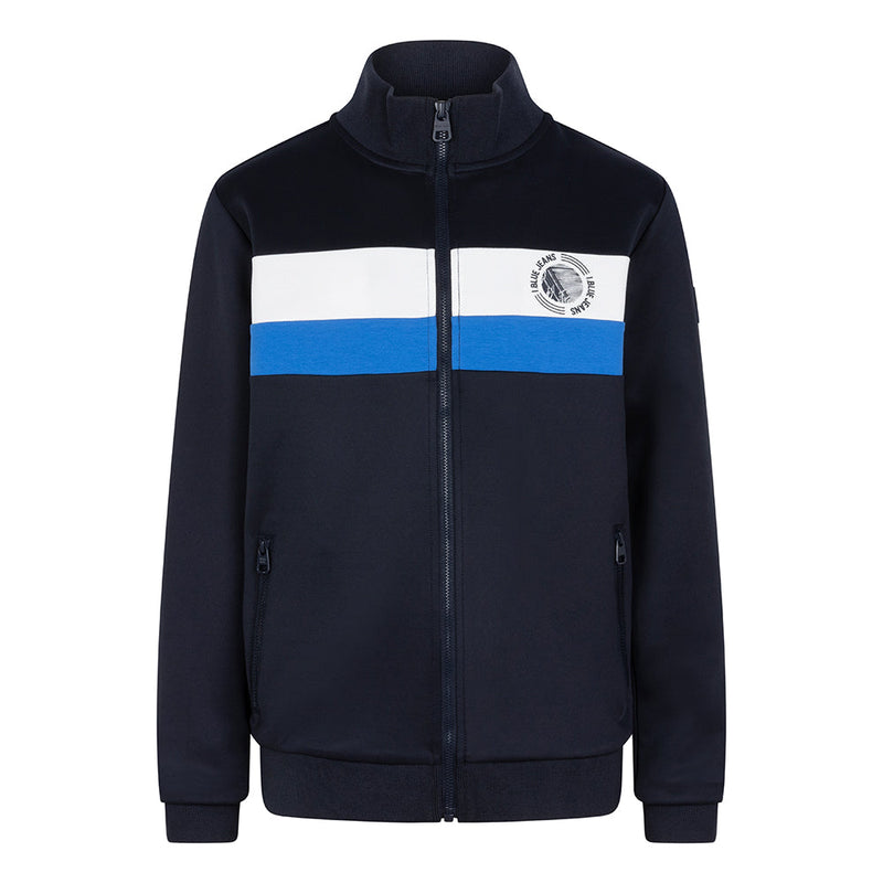Jongens Zipper Jacket Sports van Indian Blue Jeans in de kleur Deep Night in maat 176.