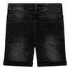 Jongens Black Andy Short van Indian Blue Jeans in de kleur Black Denim in maat 176.