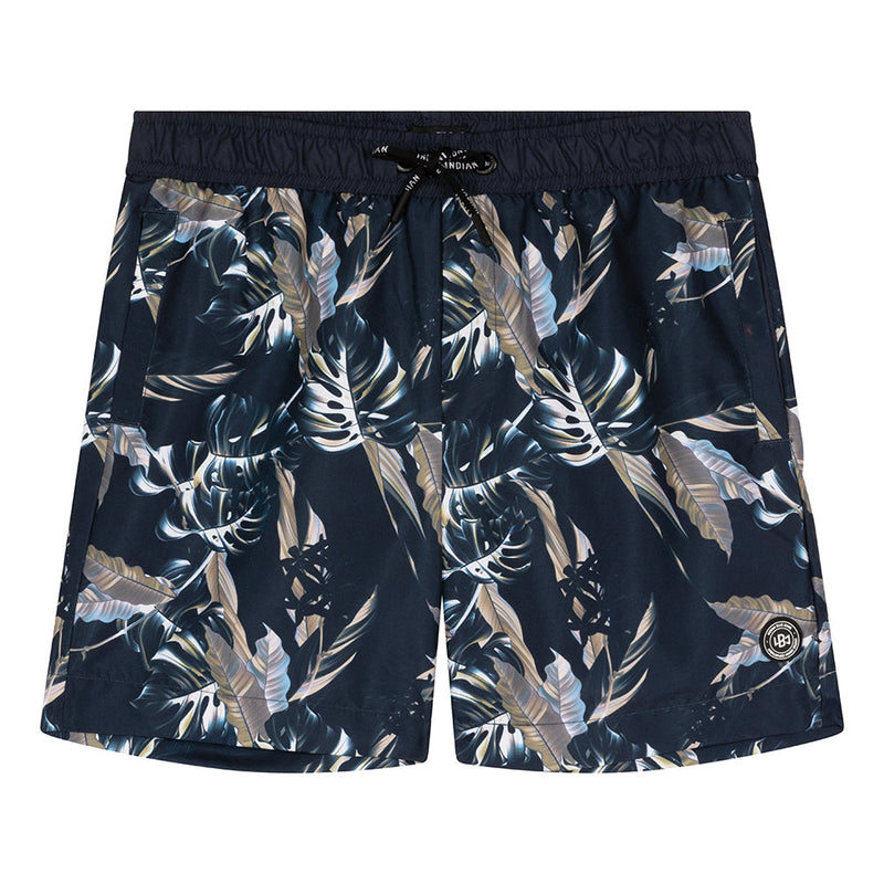 Jongens Beachshort Hawai van  in de kleur Deep Night in maat 176.