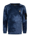 Indian Blue Jeans Sweater Crewneck Tie Dye