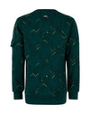 Indian Blue Jeans Sweater Crewneck All Over