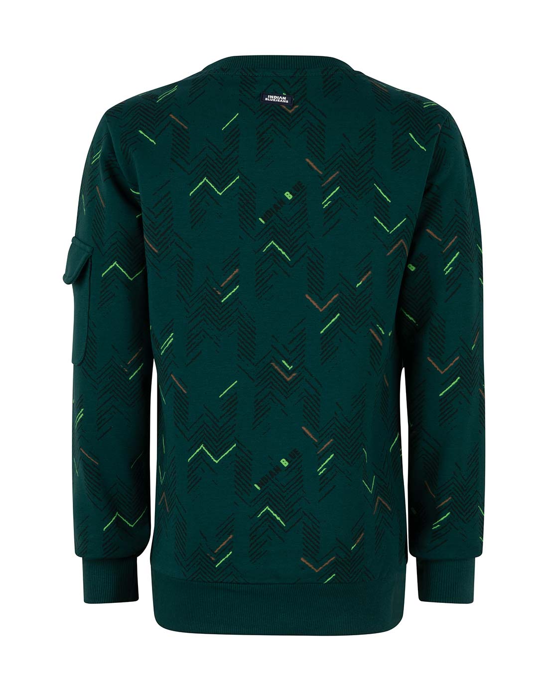 Indian Blue Jeans Sweater Crewneck All Over