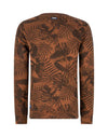 Indian Blue Jeans Sweater Crewneck Leaves