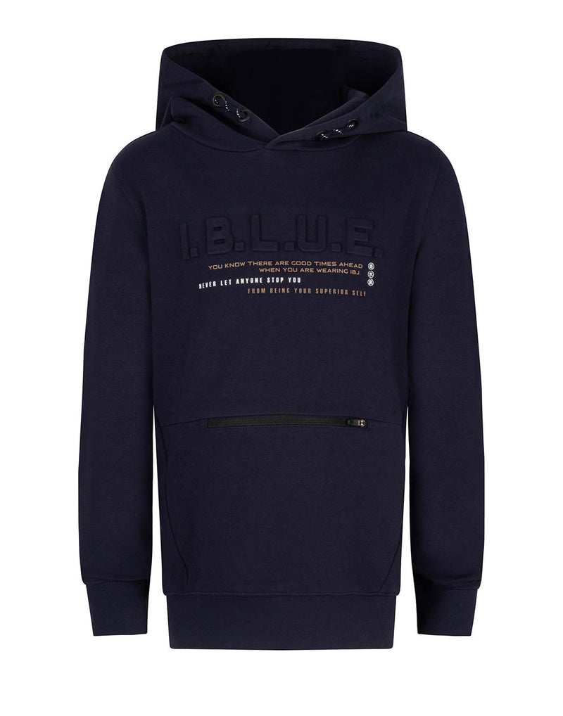 Indian Blue Jeans Hooded Sweater I.Blue