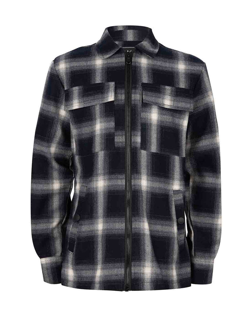 Indian Blue Jeans Shirt Jacket Check