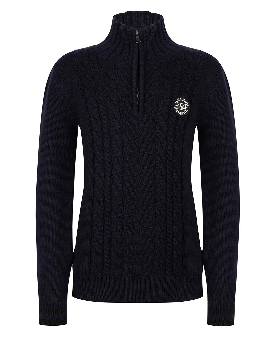 Indian Blue Jeans Knitted Zip