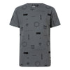 Jongens T-Shirt Ss All Over van Indian Blue Jeans in de kleur Frost Green in maat 176.