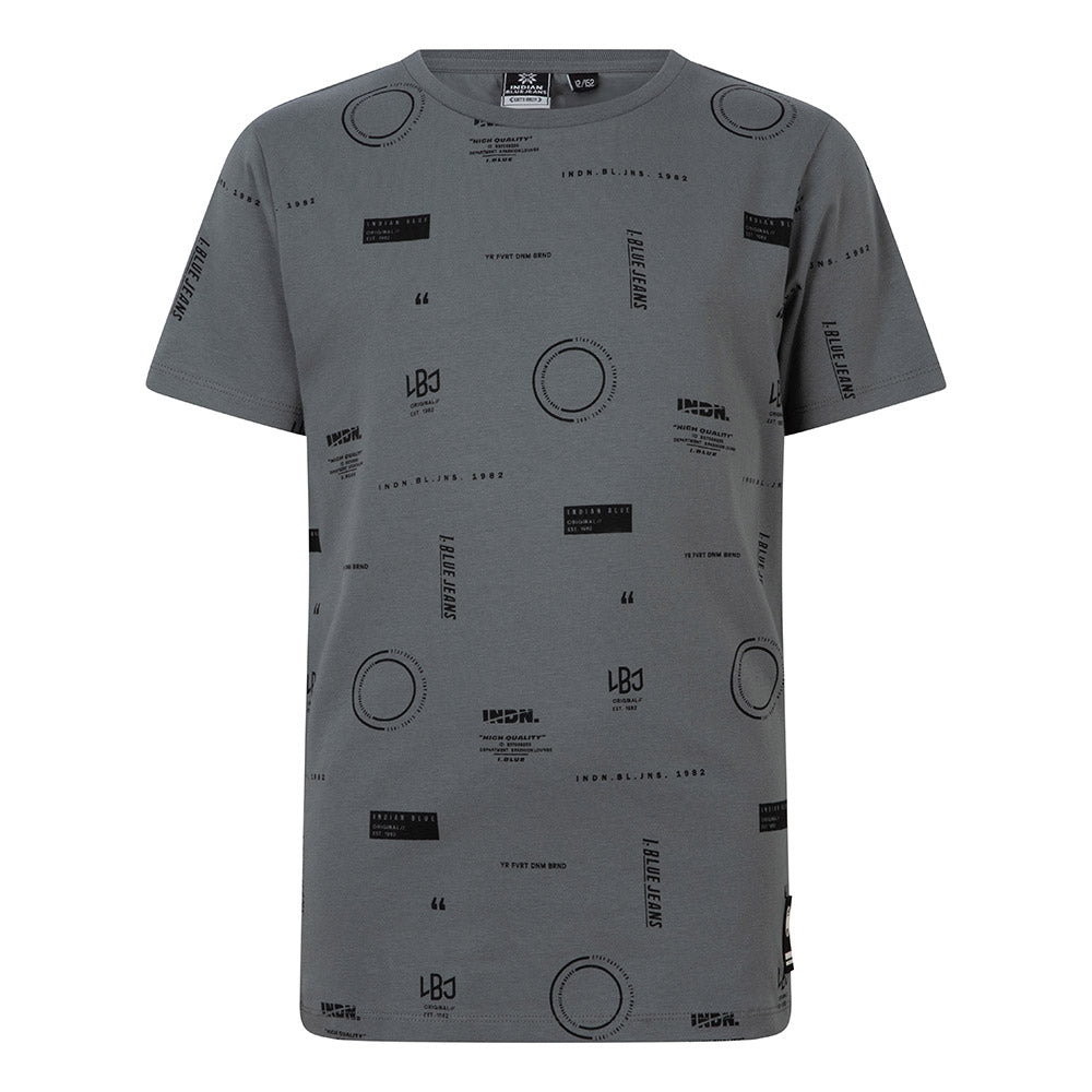 Indian Blue Jeans T-Shirt Ss All Over