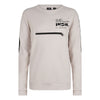 Jongens Crewneck Tape Zip van Indian Blue Jeans in de kleur Fossil Kit in maat 176.