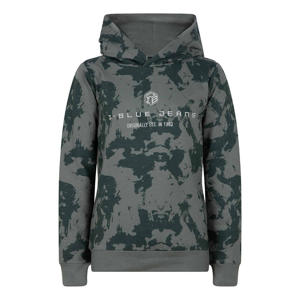 Indian Blue Jeans Hooded Aop Indian