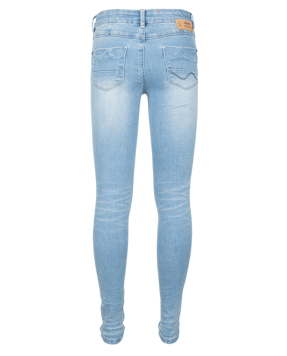 Meisjes Blue Jill Flex Skinny Fit van Indian Blue Jeans in de kleur Medium Denim in maat 176.