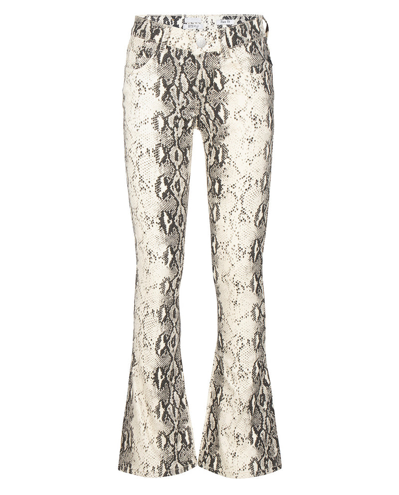 Meisjes Lola Flare Fit van Indian Blue Jeans in de kleur Snake Print in maat 176.