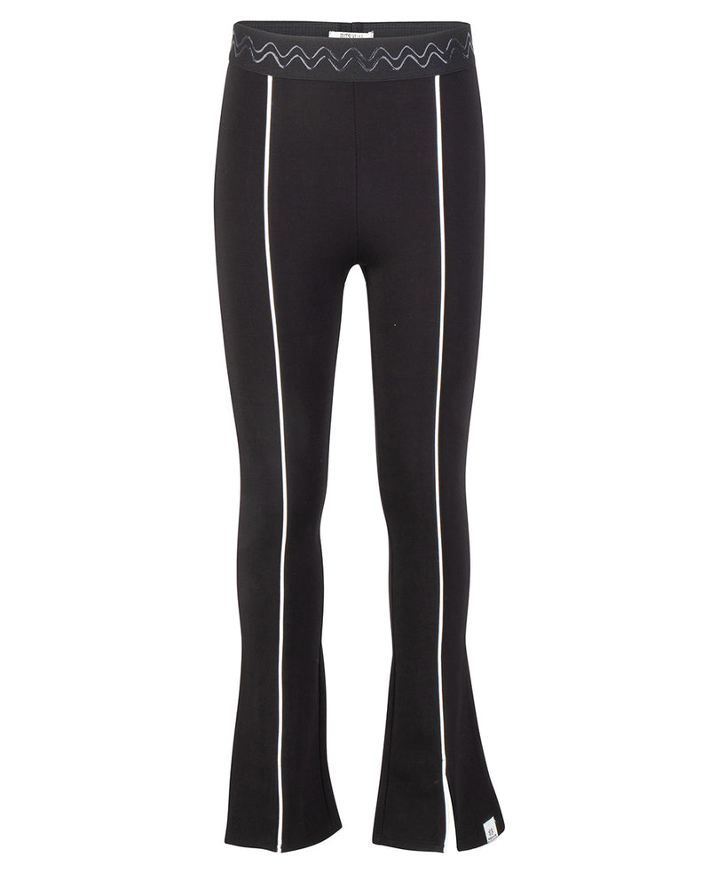 Meisjes Flare Pants van Indian Blue Jeans in de kleur Black in maat 176.