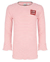Meisjes T-Shirt Ls Life van Indian Blue Jeans in de kleur Striped in maat 176.