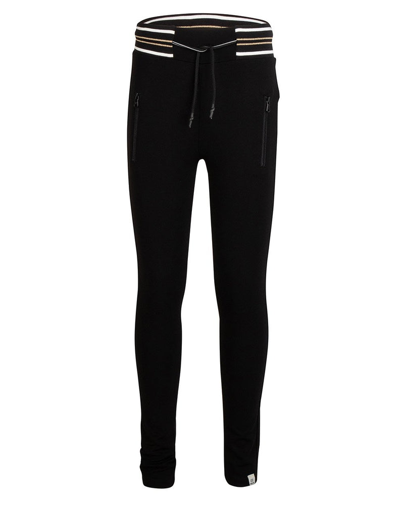 Meisjes SPORTY LEGGING PANTS van Indian Blue Jeans in de kleur Black in maat 176.