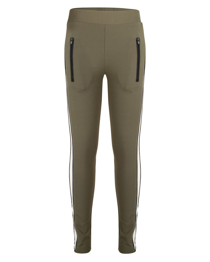 Meisjes LEGGING PANTS van Indian Blue Jeans in de kleur Olive in maat 176.