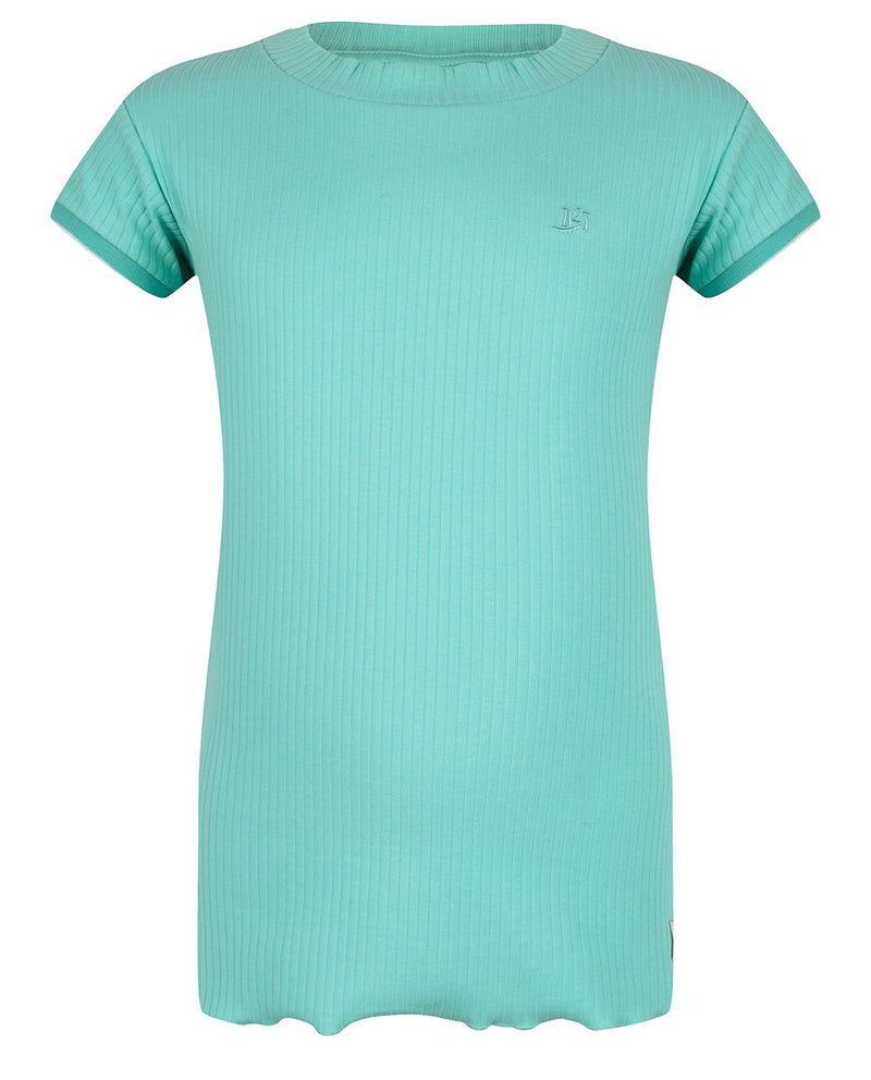 Meisjes T-SHIRT SS RIB van Indian Blue Jeans in de kleur Mint Green in maat 176.