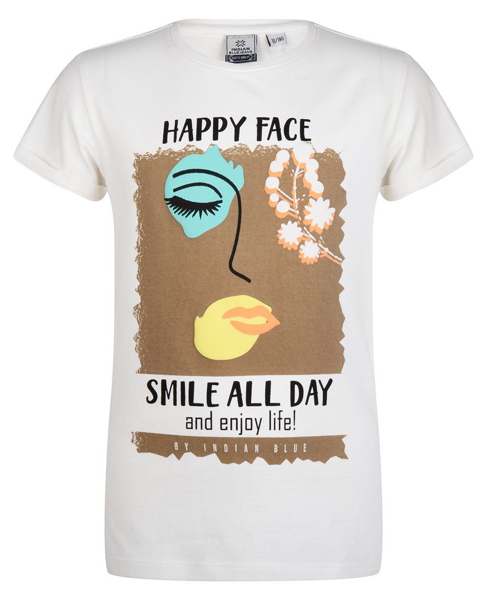 Indian Blue Jeans T-SHIRT SS HAPPY FACE