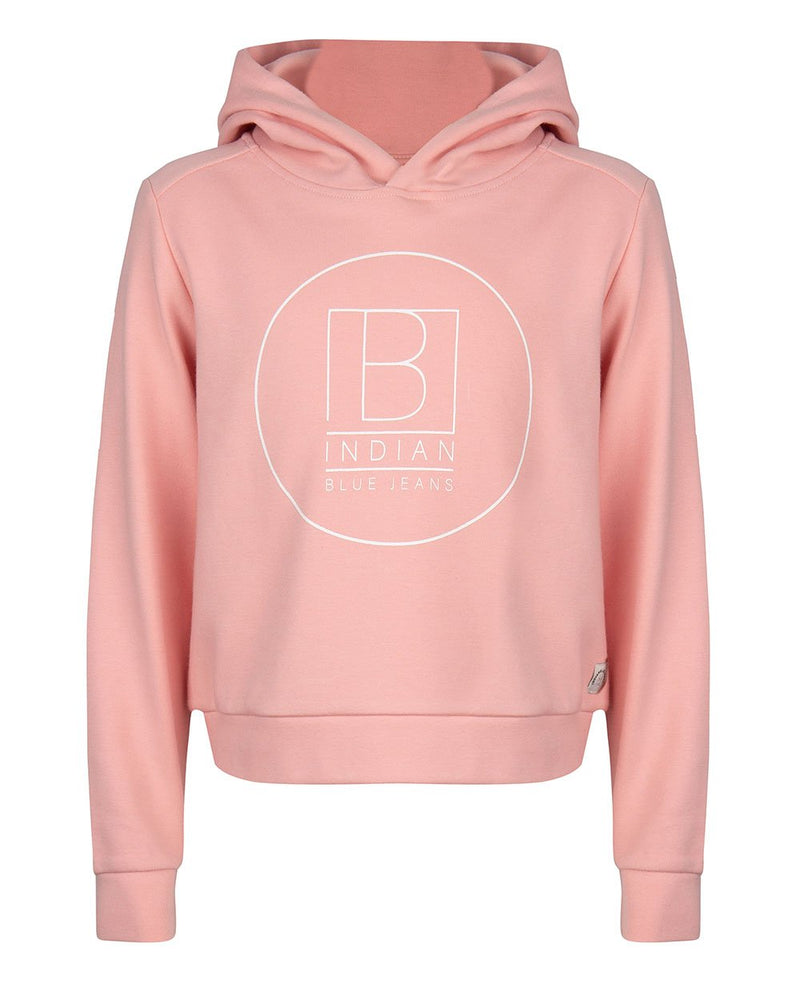 Meisjes HOODED INDIAN van Indian Blue Jeans in de kleur Blush Pink in maat 176.