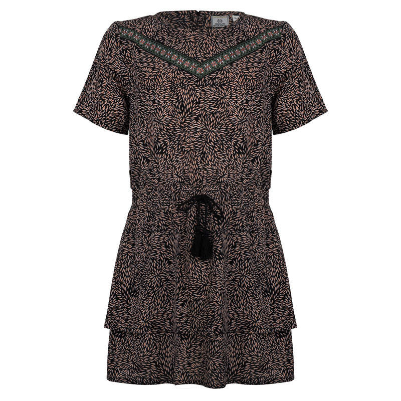 Meisjes TAPE DRESS van Indian Blue Jeans in de kleur Fancy Print in maat 176.