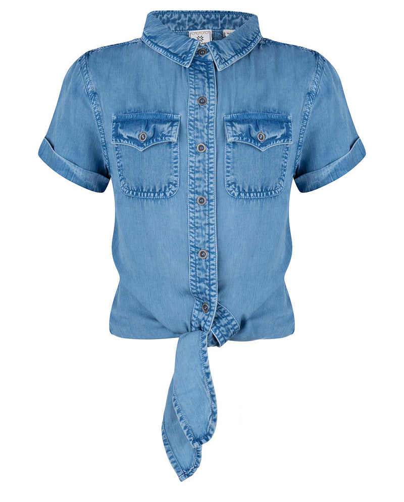 Indian Blue Jeans TENCEL SHIRT SS