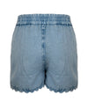 Meisjes LOOSE TENCEL SHORTS van Indian Blue Jeans in de kleur Medium Denim in maat 176.