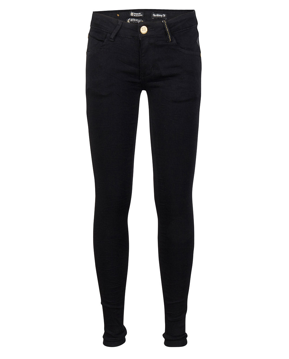 Indian Blue Jeans BLACK JILL FLEX SKINNY FIT