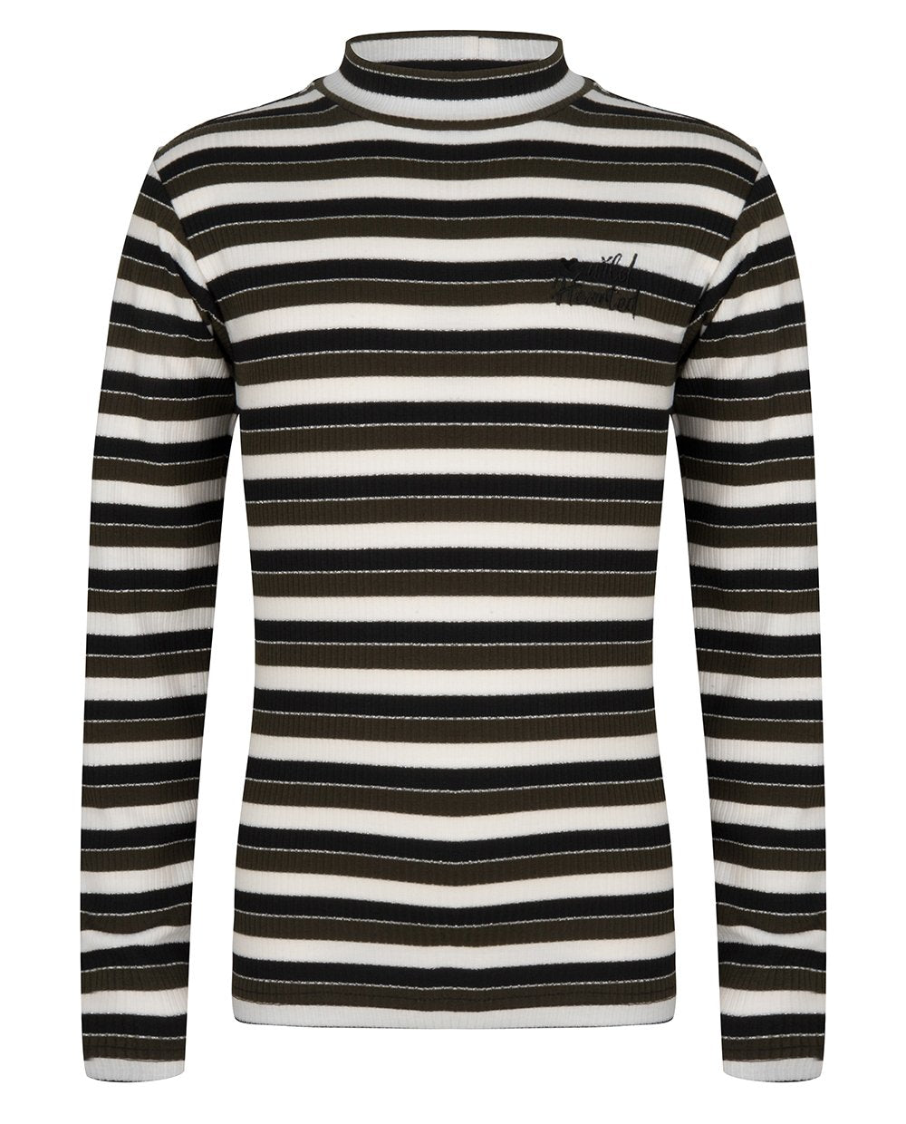 Indian Blue Jeans T-SHIRT LS STRIPED