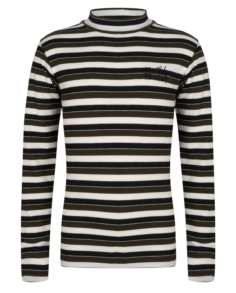 Meisjes T-SHIRT LS STRIPED van Indian Blue Jeans in de kleur Striped in maat 176.