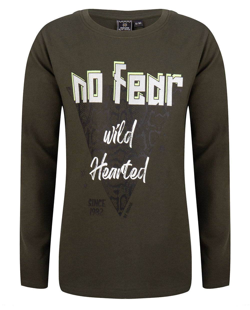 Indian Blue Jeans T-SHIRT LS NO FEAR