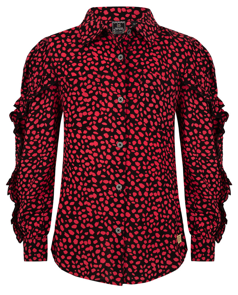 Indian Blue Jeans DOTTED SHIRT