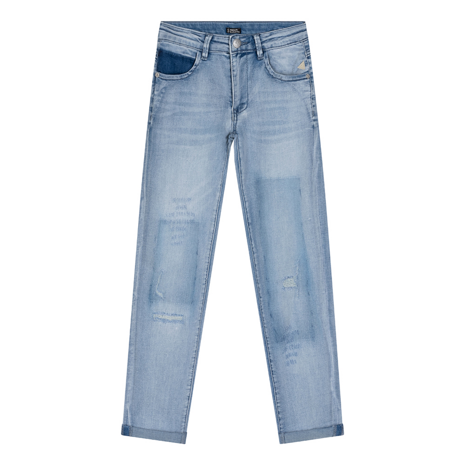 Indian Blue Jeans Blue Sue Damaged Straight Fit