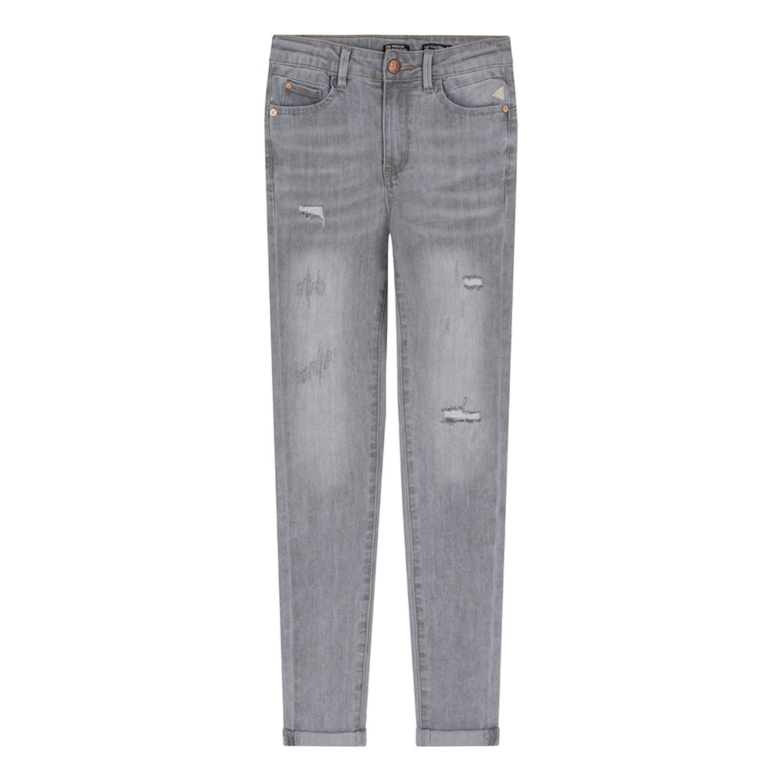 Indian Blue Jeans Grey Lois High Waist