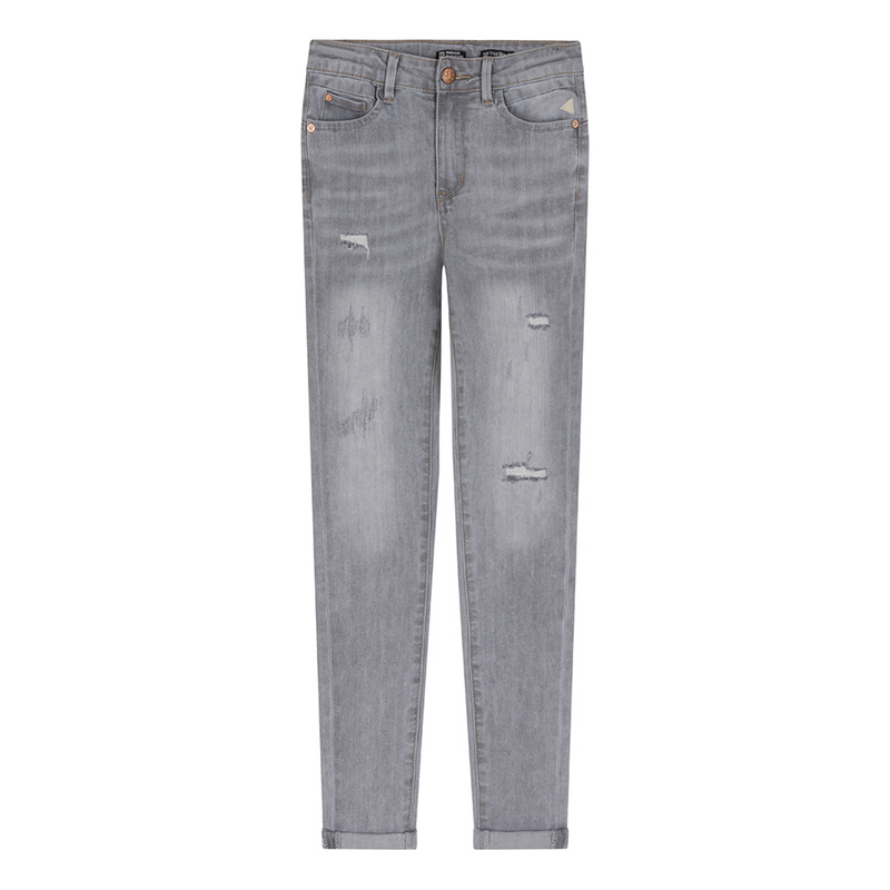 Meisjes Grey Lois High Waist van Indian Blue Jeans in de kleur Light Grey Denim in maat 176.
