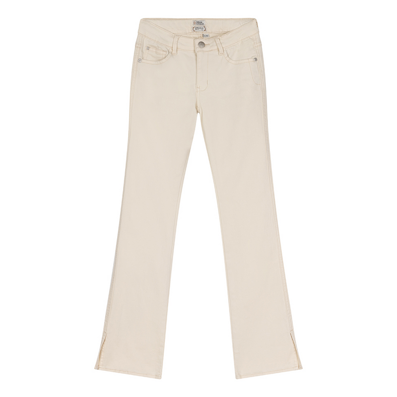 Meisjes Lexi Bootcut Fit van Indian Blue Jeans in de kleur Off White in maat 176.