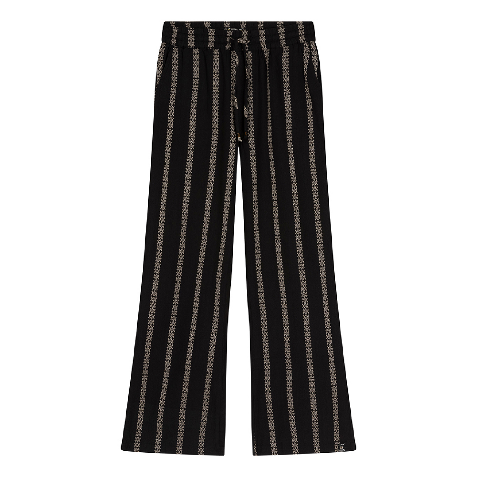 Indian Blue Jeans Wide Pants Printed Stripe