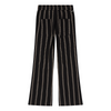 Meisjes Wide Pants Printed Stripe van Indian Blue Jeans in de kleur Black in maat 176.