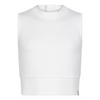Meisjes Cropped Singlet Rib Zip van Indian Blue Jeans in de kleur Off White in maat 176.