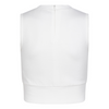 Meisjes Cropped Singlet Rib Zip van Indian Blue Jeans in de kleur Off White in maat 176.