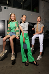 Meisjes Cropped Singlet Striped van Indian Blue Jeans in de kleur White in maat 176.
