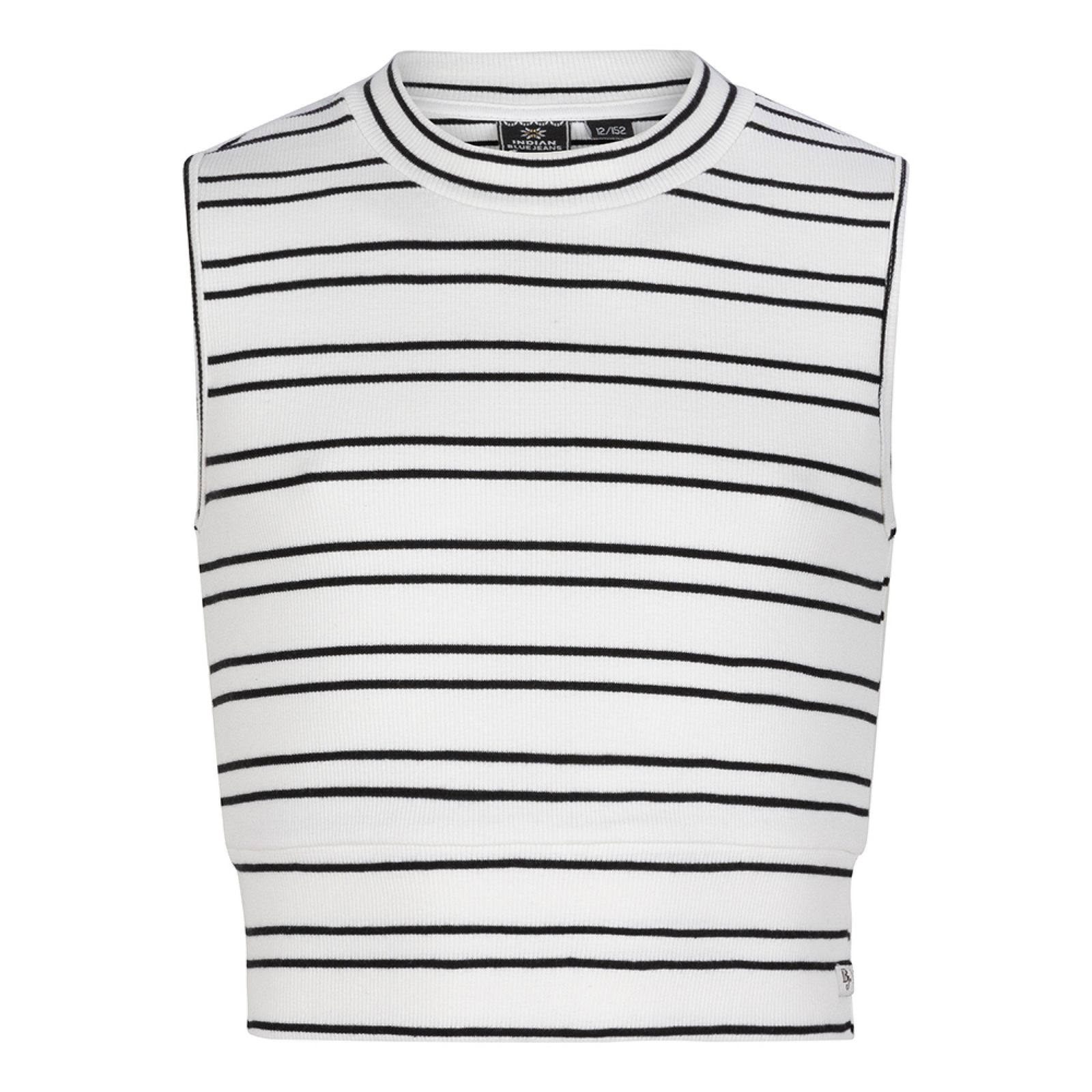 Indian Blue Jeans Cropped Singlet Striped