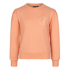 Meisjes Sweater Logo IBJ van Indian Blue Jeans in de kleur Coral Peach in maat 176.