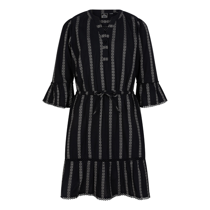 Meisjes Festival Dress van Indian Blue Jeans in de kleur Black in maat 176.