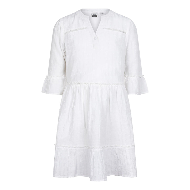 Meisjes Festival Dress Structure van Indian Blue Jeans in de kleur White in maat 176.