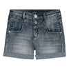 Meisjes Blue grey Denim Short van Indian Blue Jeans in de kleur Blue Grey Denim in maat 176.