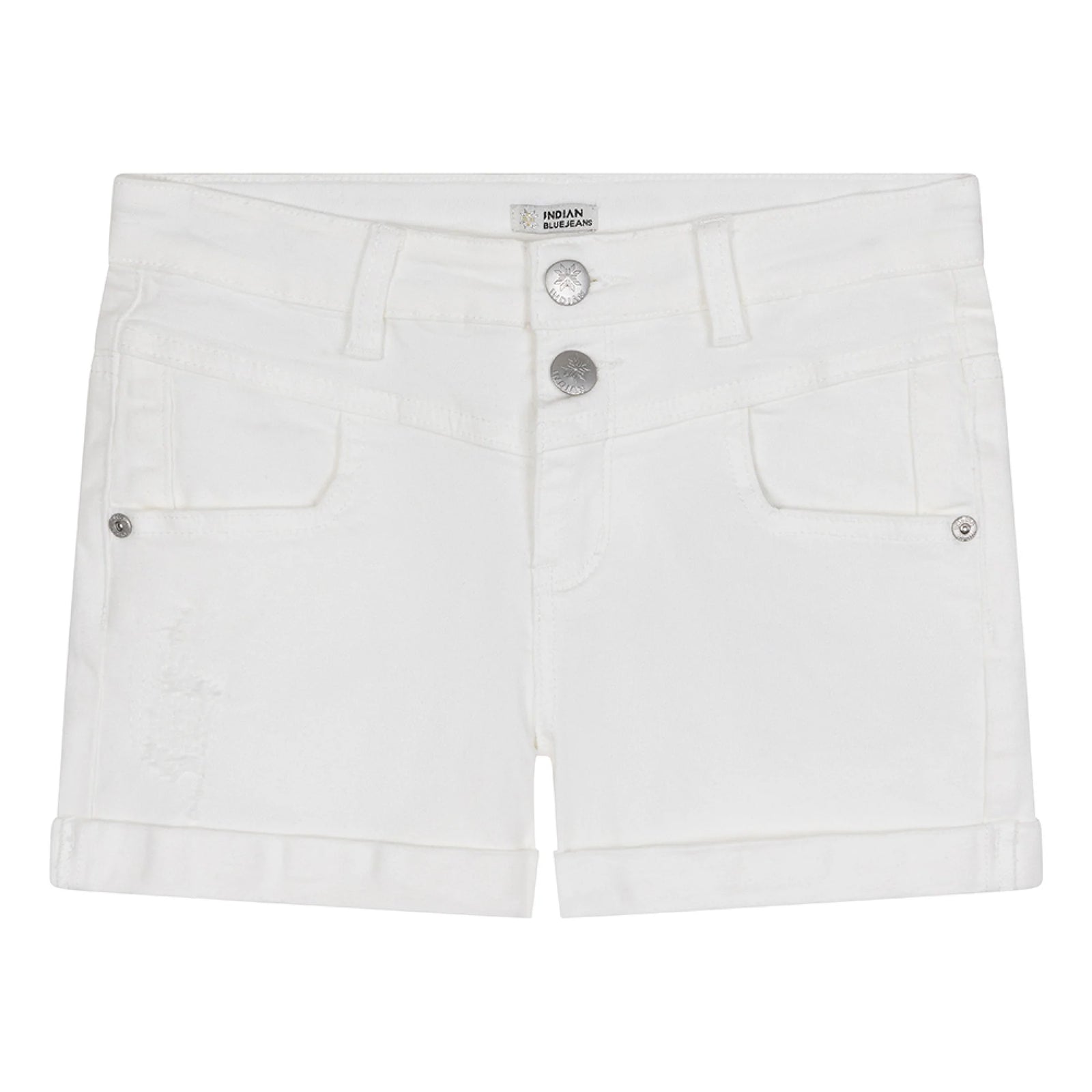 Indian Blue Jeans Denim Short Damaged