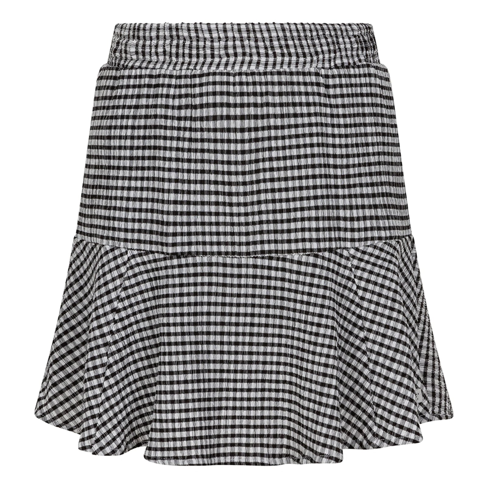 Indian Blue Jeans Skirt Small Check