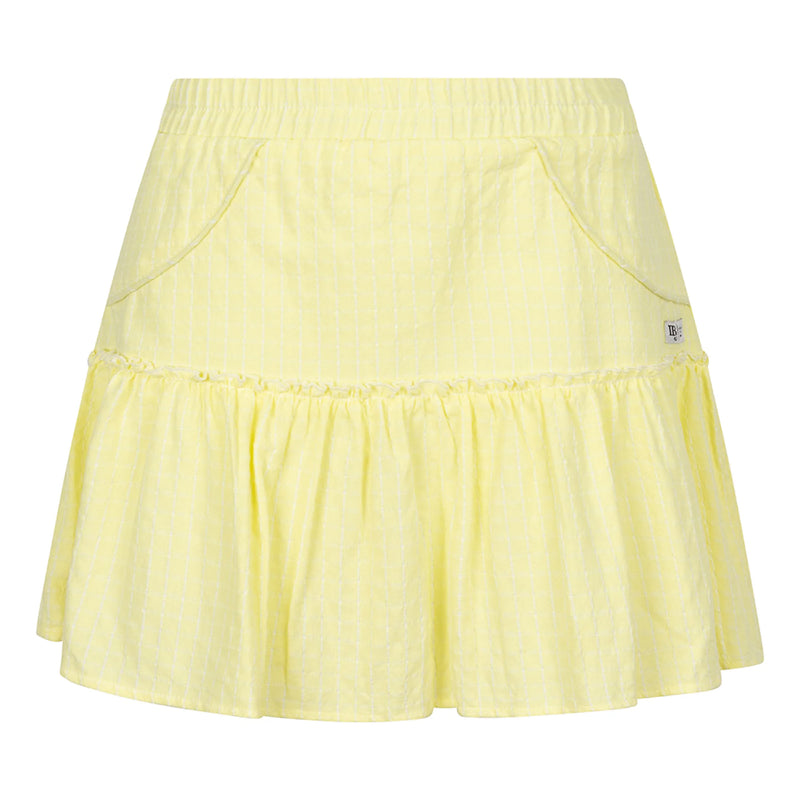 Meisjes Skirt short length Check van Indian Blue Jeans in de kleur Vanilla in maat 176.