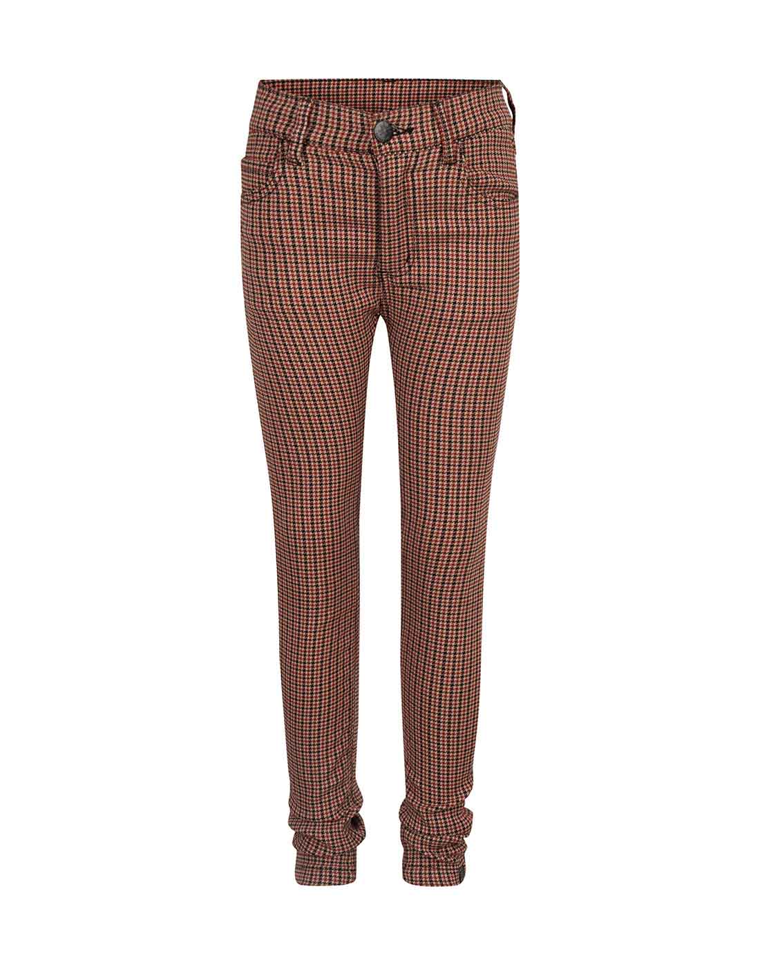 Indian Blue Jeans 5-Pocket Check Pants