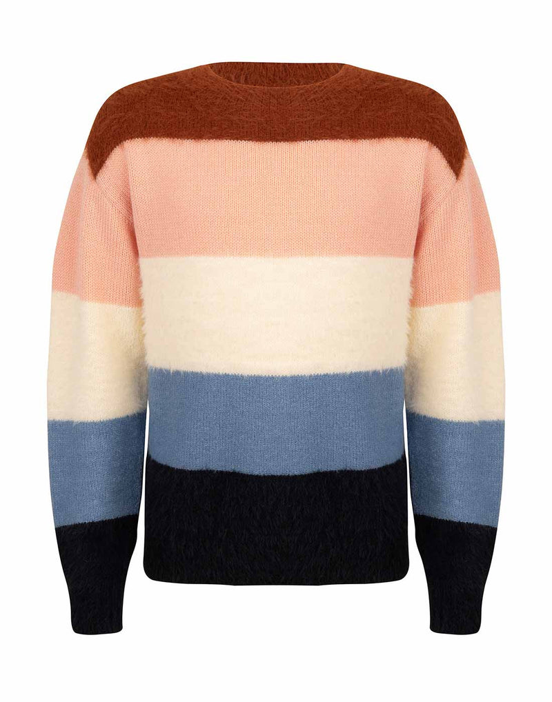 Indian Blue Jeans Knitwear Ls Striped